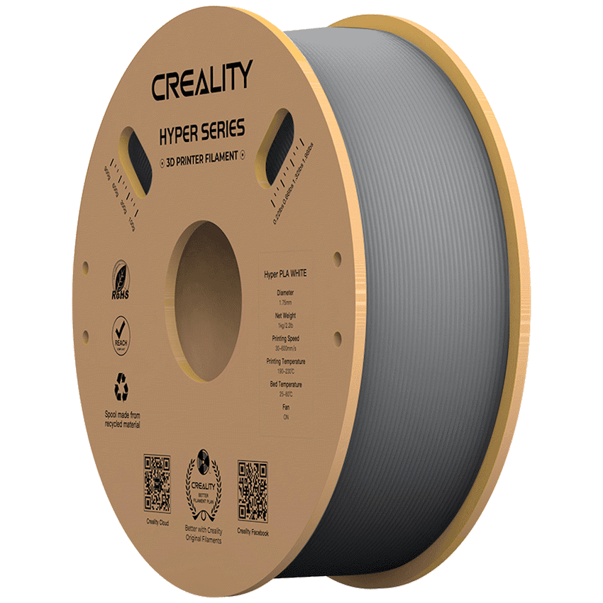 Creality Hyper PLA High-Speed Grey Filament 1kg - Image 2