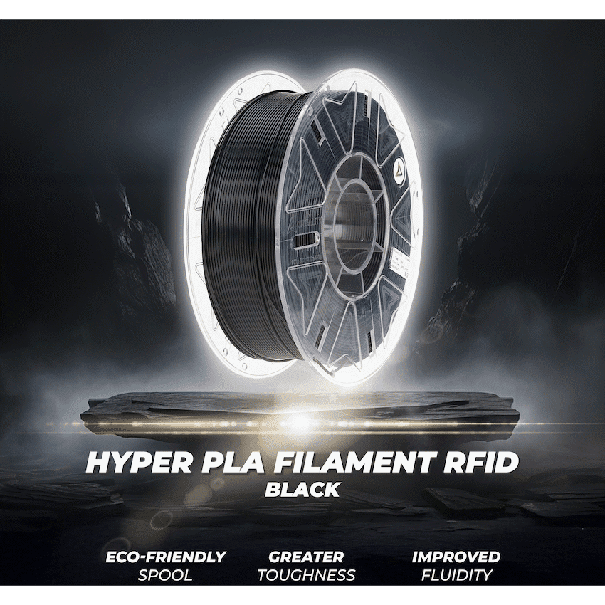 Creality Hyper PLA Filament RFID Black - Image 3