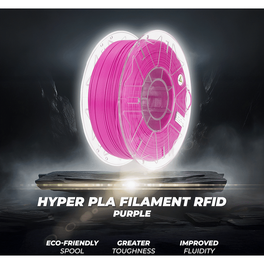 Creality Hyper PLA Filament RFID Purple - Image 3