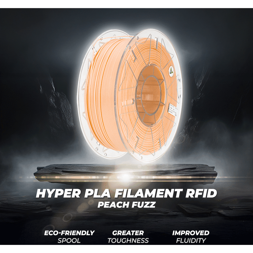 Creality Hyper PLA Filament RFID Peach Fuzz - Image 3