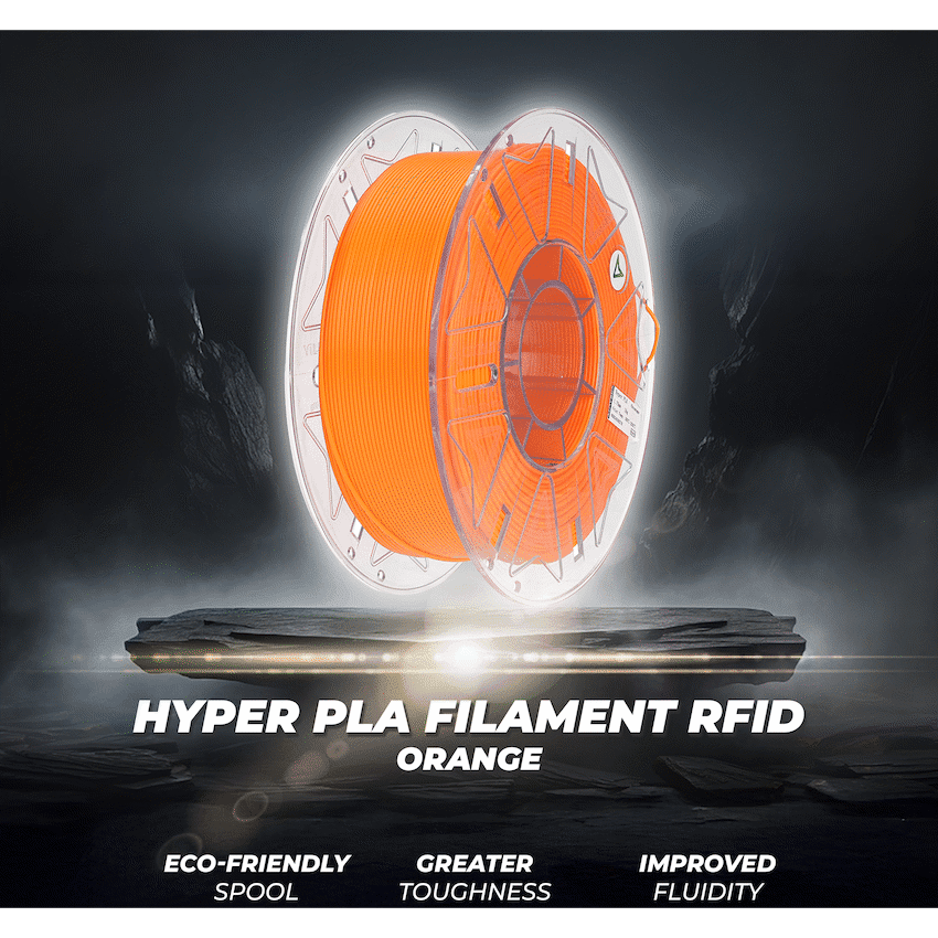 Creality Hyper PLA Filament RFID - Orange - Image 3