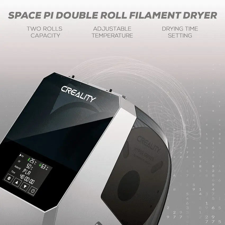 Creality Space Pi Double Roll Filament Dryer - Image 3