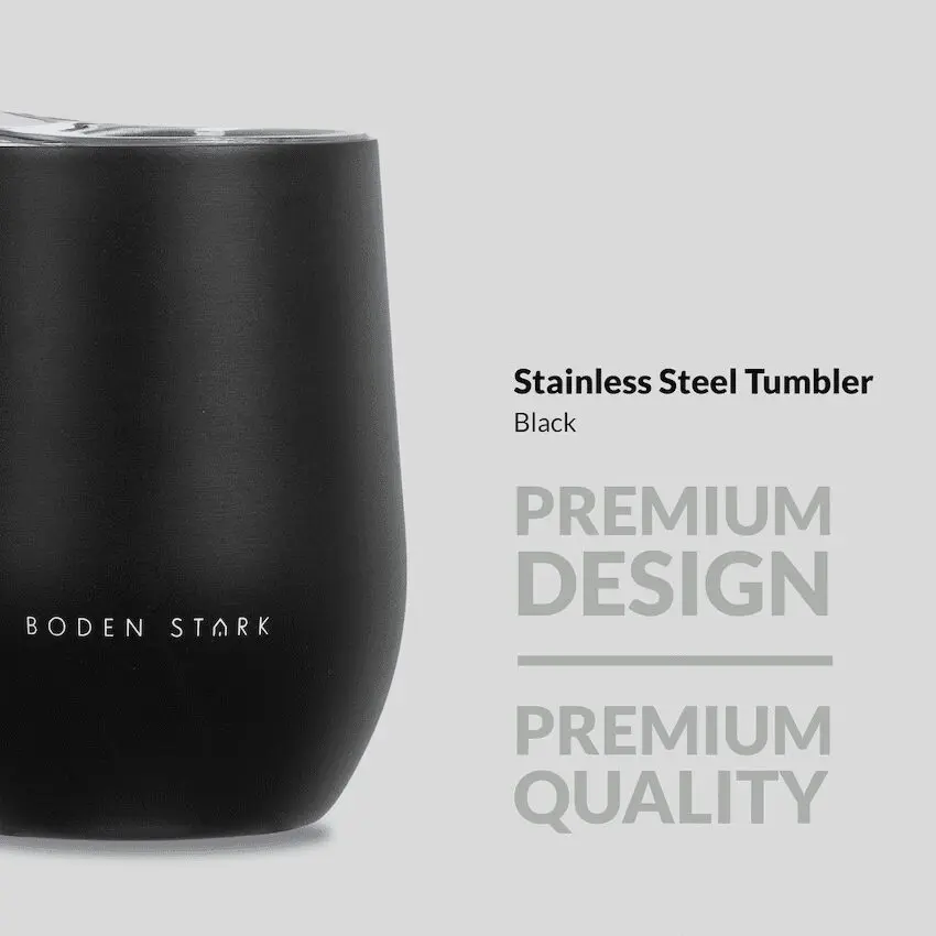 Boden Stark Tumbler 350ml - Black - Image 3