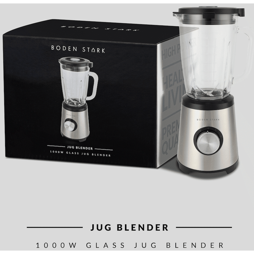 Boden Stark 1000w Glass Jug Blender - Image 2
