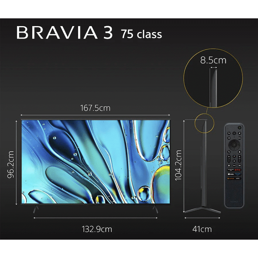 BRAVIA 3 75" class LCD TV - Image 3