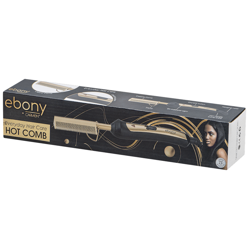 Carmen Hot Comb - Ebony - Image 3