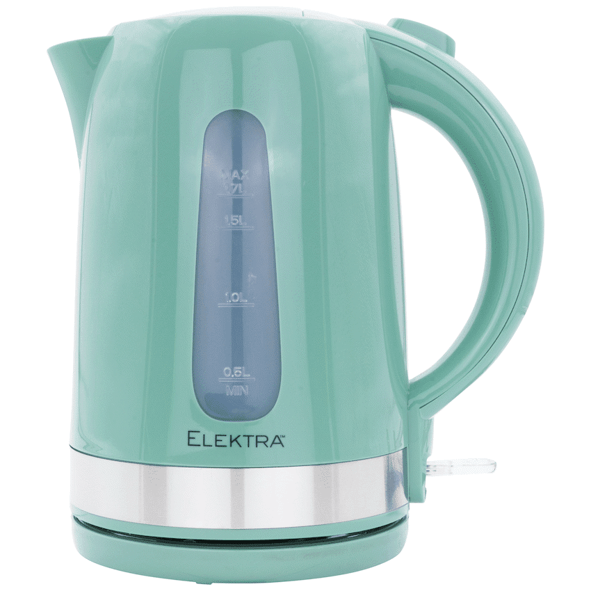 Elektra 2200w 1.7l Plastic Kettle - Green - Image 4