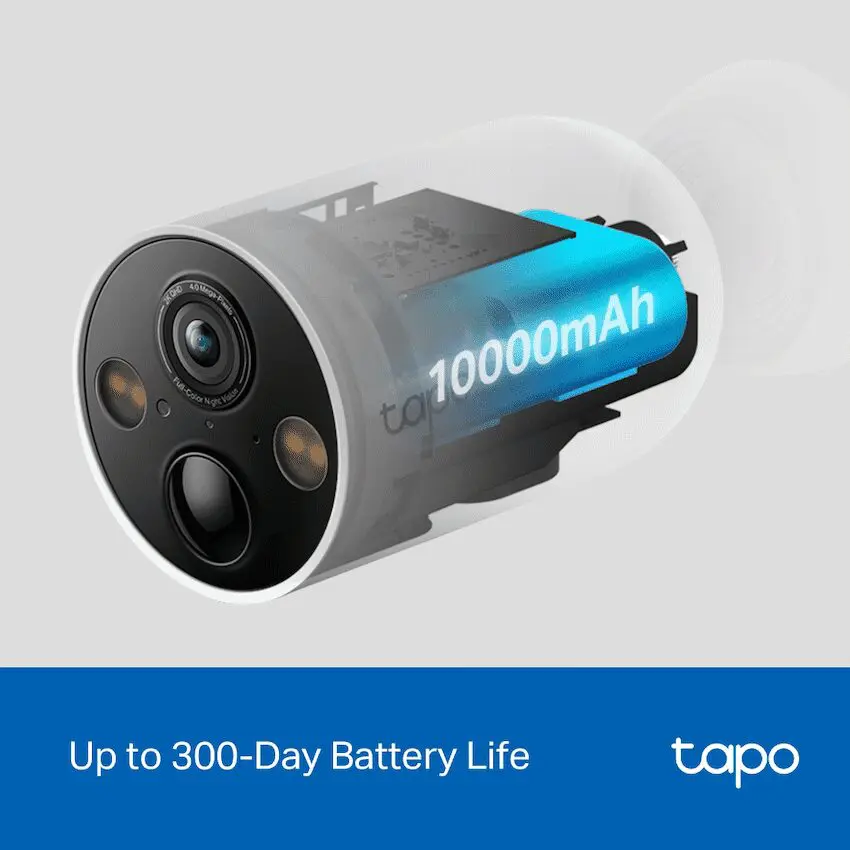 TP-Link Tapo C425 (2-Pack) 4MP 2K QHD Battery Wire-Free Outdoor Security Camera - Image 3