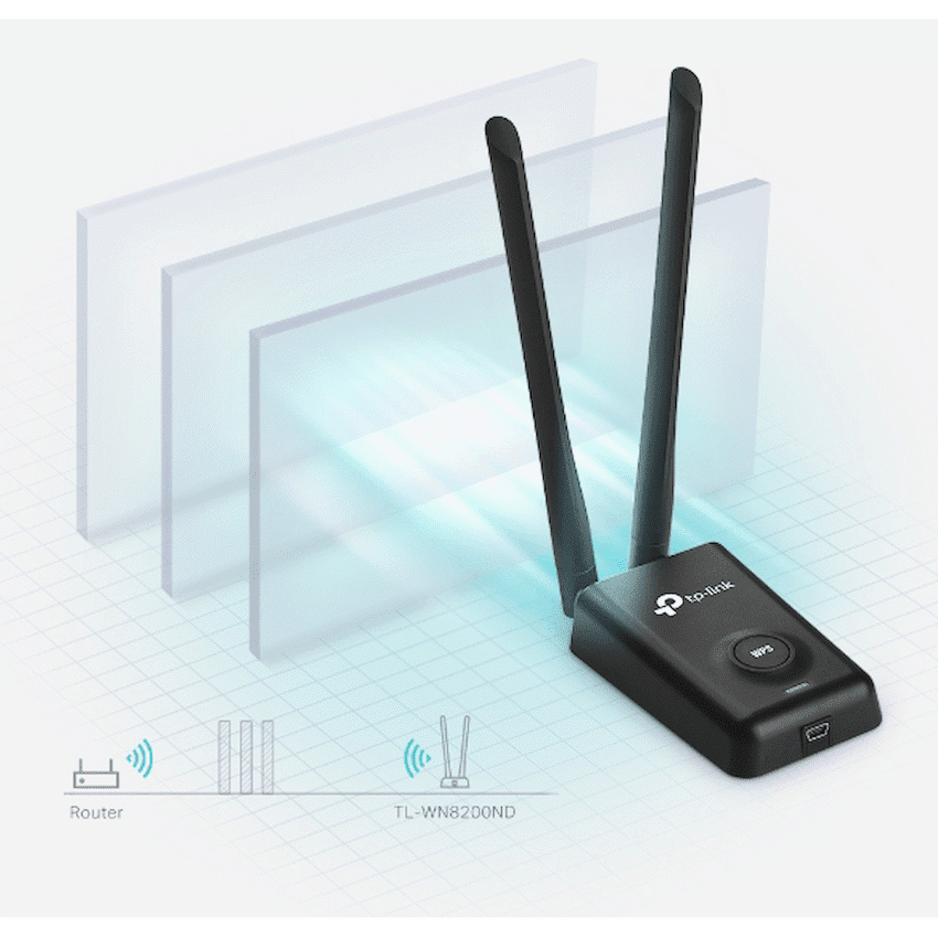 TP-Link TL-WN8200ND 300Mbps High-Power Wireless USB Adapter - Image 4