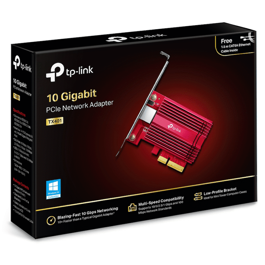 TP-Link TX401 10 Gigabit PCIe Network Adapter - Image 2