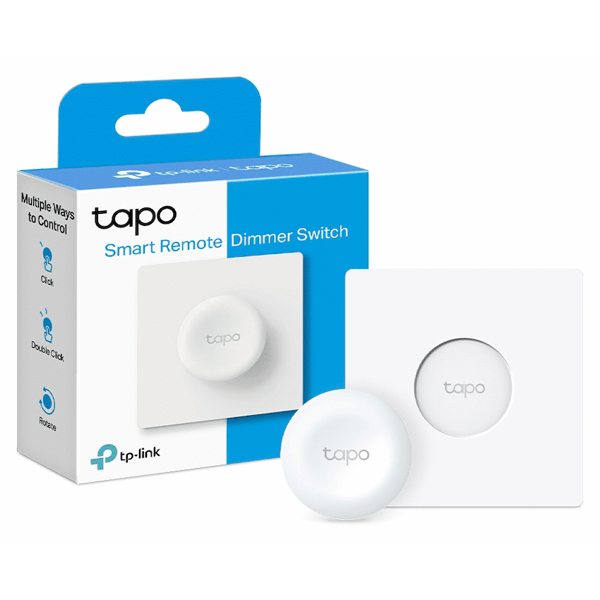 TP-Link Tapo S200D Smart 868mhz Remote Dimmer Switch with CR2032 Battery - Image 2