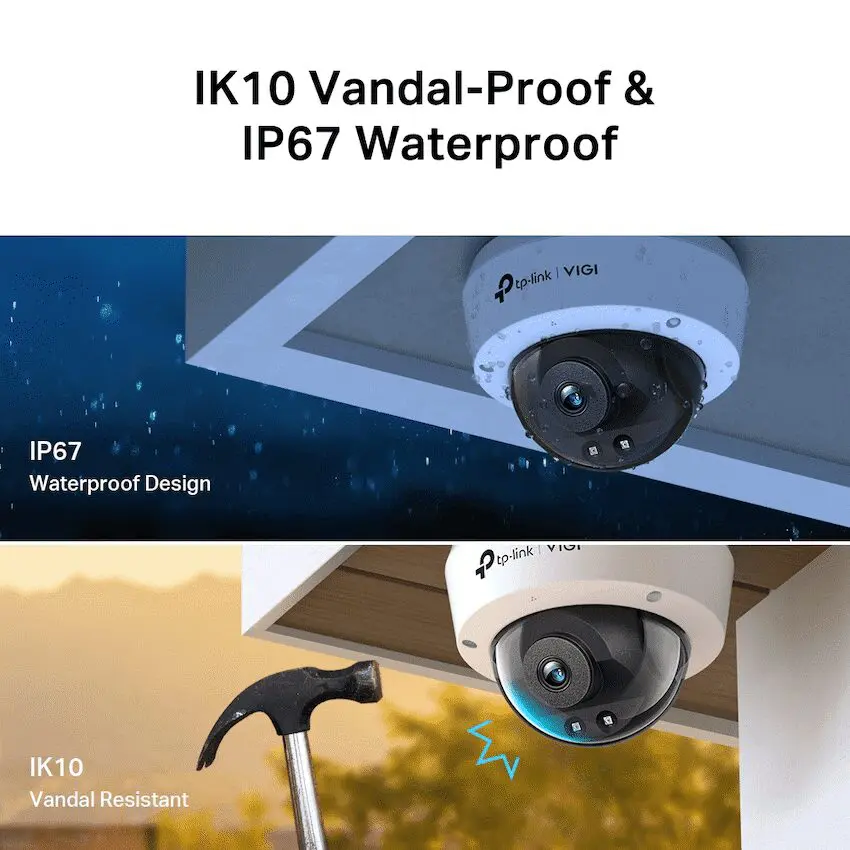 TP-Link Vigi C240I 4MP 2.8mm Dome Network Camera - Image 4