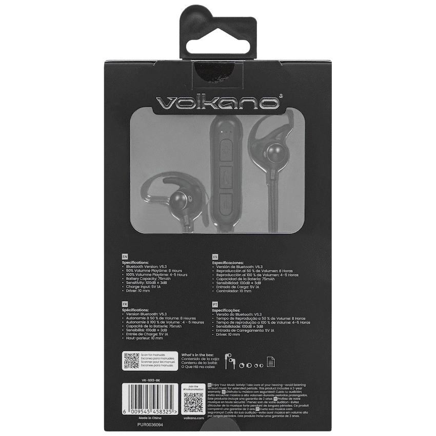 Volkano Titanium Sports Series Bluetooth Earphones - Image 4