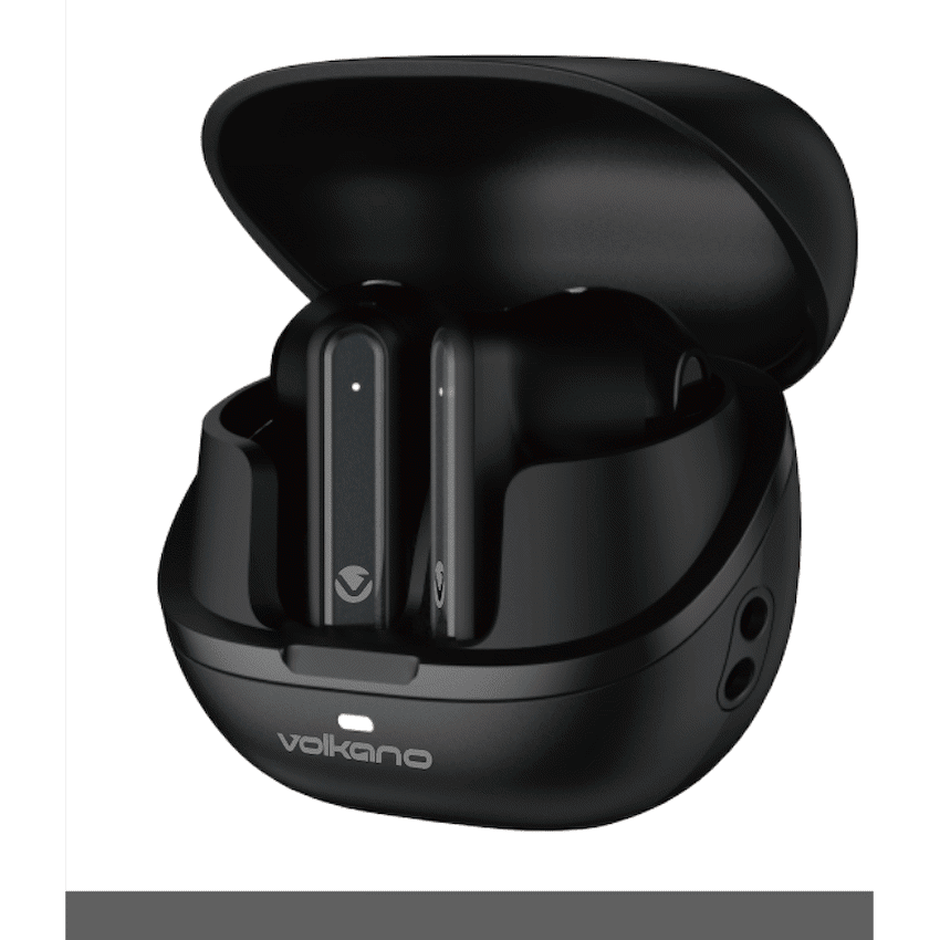 Volkano QuietFit - TWS Earphones with ANC & ENC- Black - Image 2