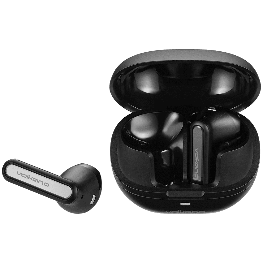 Volkano QuietFit - TWS Earphones with ANC & ENC- Black - Image 3