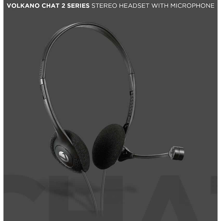 Volkano Chat 2 Stereo Headset with Boom Microphone - Image 2