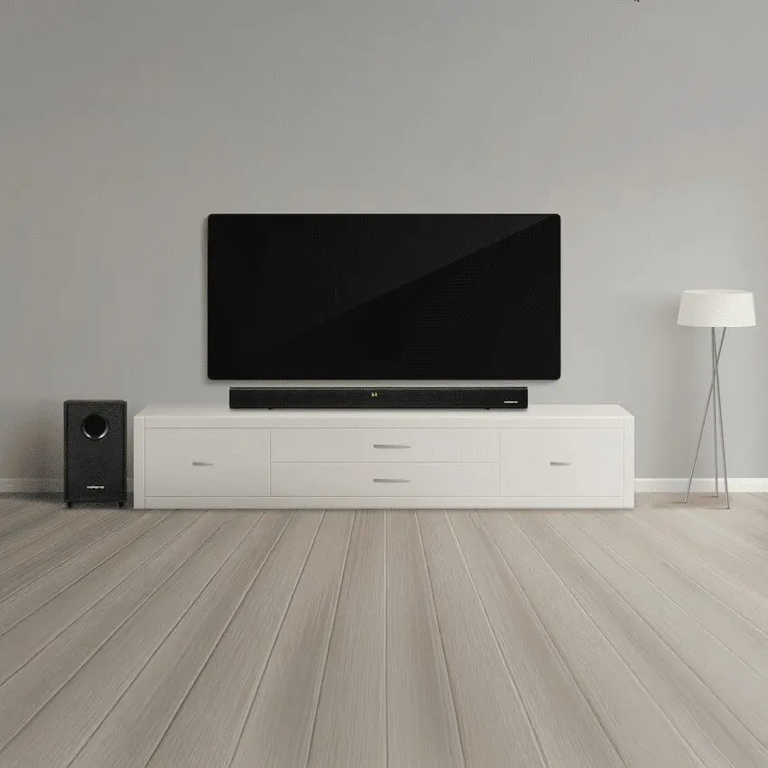 Volkano Cascade 50w Soundbar + Wired Subwoofer - Black - Image 2