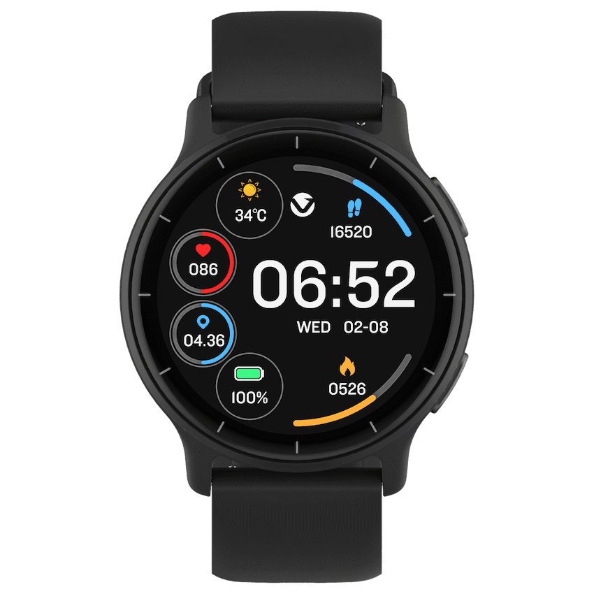 Volkano Stellar Series GPS Smartwatch - Black