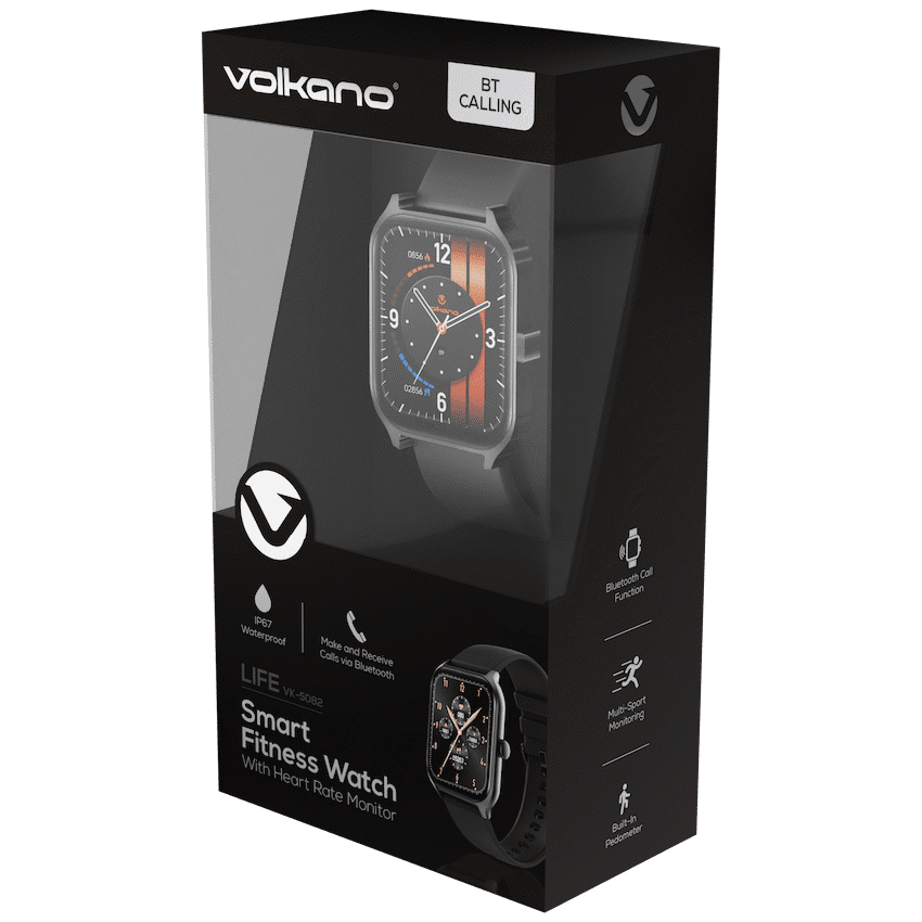 Volkano Life Series Smart Watches - Black - Image 4