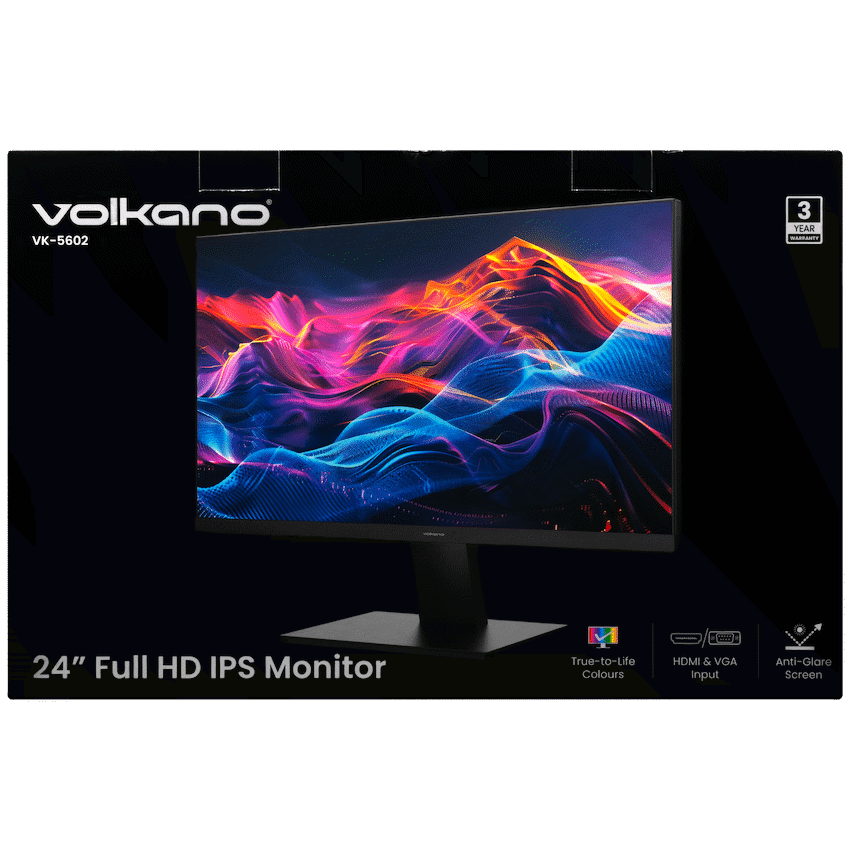 Volkano 24-inch Full HD IPS Monitor with HDMI/VGA, 100 Hz - Image 2