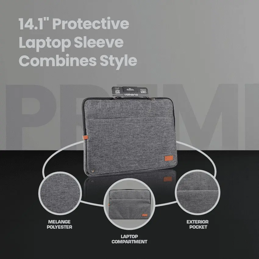 Volkano Premier Series Laptop Sleeve 14.1" - Image 4