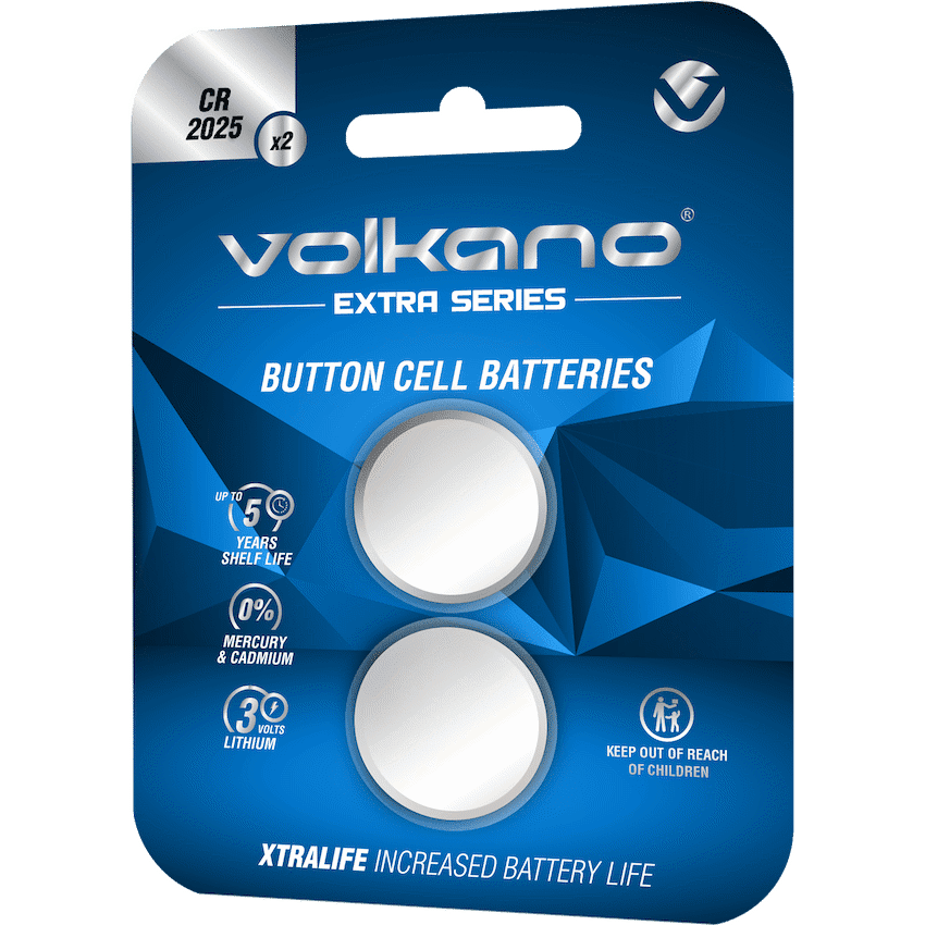 Volkano Extra Series CR2025 Pack of 2 Batteries - Image 2
