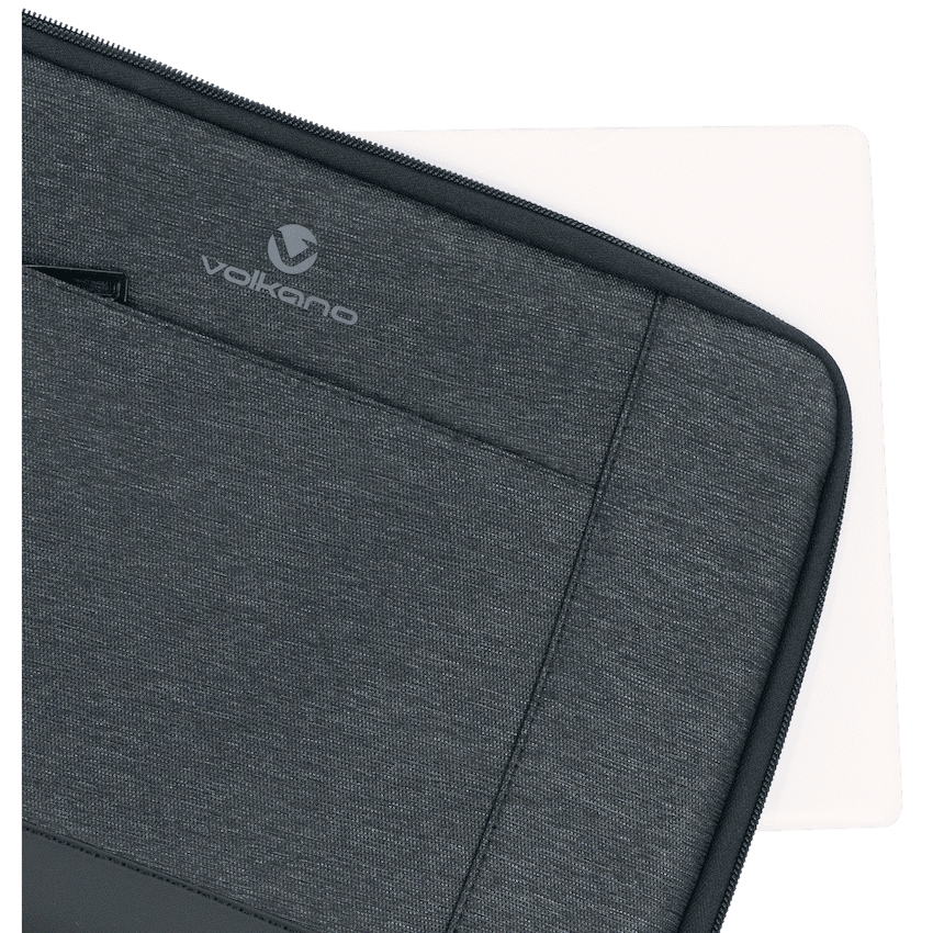 Volkano Trend Series 13.3 to 14.1-Inch Laptop Sleeve - Grey - Image 2