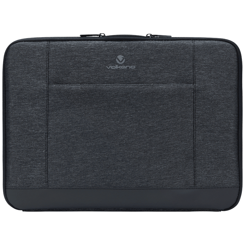 Volkano Trend Series 15.6" Laptop Sleeve - Grey - Image 2