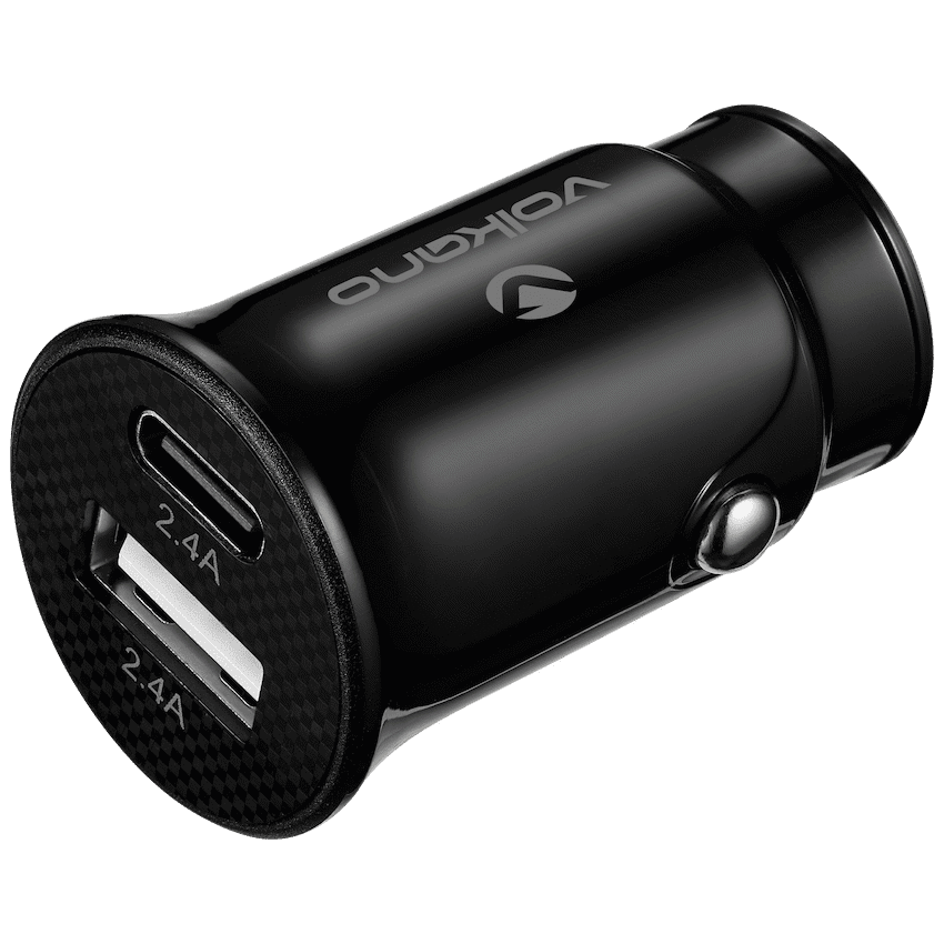 Volkano On the Go USB Plus Type-C Car Charger