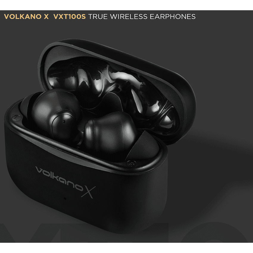 VolkanoX VXT100S TWS Earphones - Black - Image 3