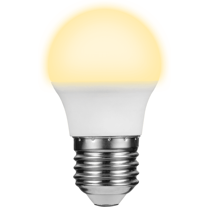 Switched 5w Golfball LED Light Bulb E27 - Warm White - Image 3