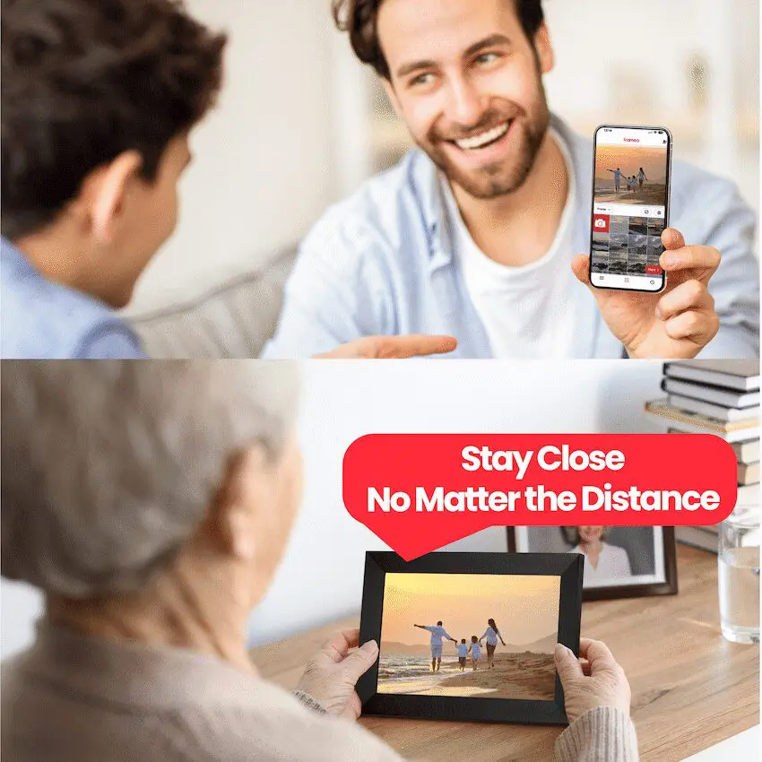 Volkano Scene Series 10.1" Smart Calendar And Digital Photo Frame with Built-In Frameo Software - Image 4