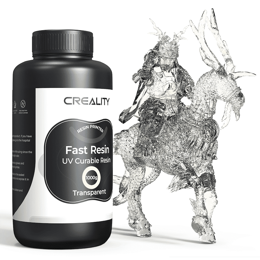 Creality Fast Resin UV Curable Resin 1kg Transparent