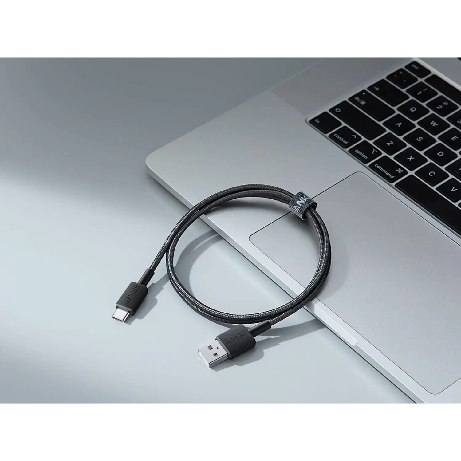Anker 322 PowerLine USB A to USB C 0.9M Cable - Black - Image 4