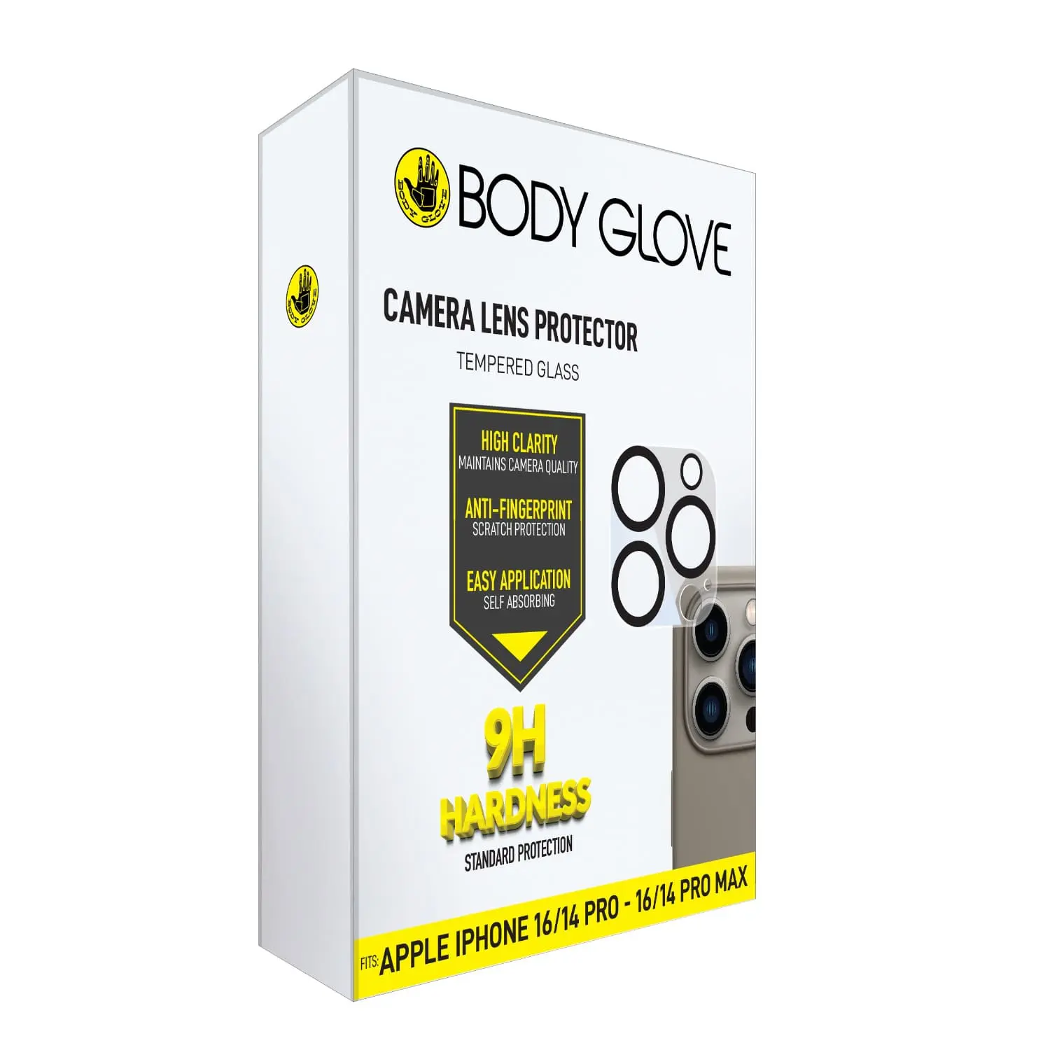 Body Glove Tempered Glass Camera Screen Protector - Apple iPhone 16 Pro / iPhone 16 Pro Max / iPhone 14 Pro / iPhone 14 Pro Max - Image 4