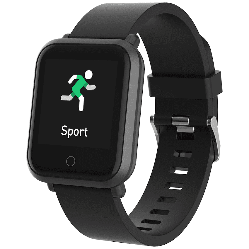 Volkano Active Tech Serene Series Watch with Heart Rate Monitor - Black