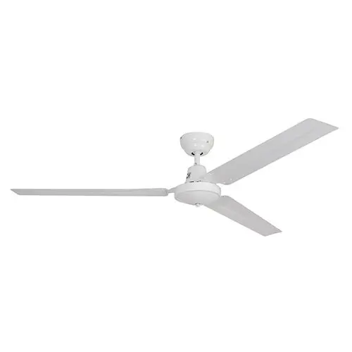 Industrial Ceiling Fan 3 Blades White Motor Power 60w