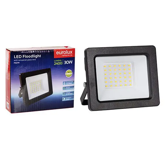 LED 30w Floodlight Black 4000K (FS302BP)