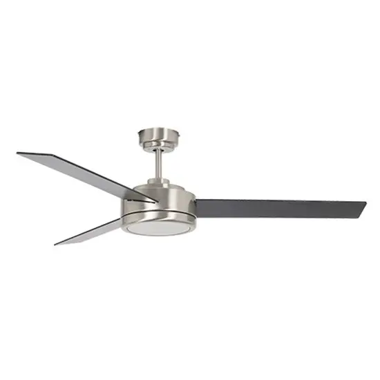 Rove Ceiling Fan 3 Blades Brushed Nickel Black&White Motor Power 30W