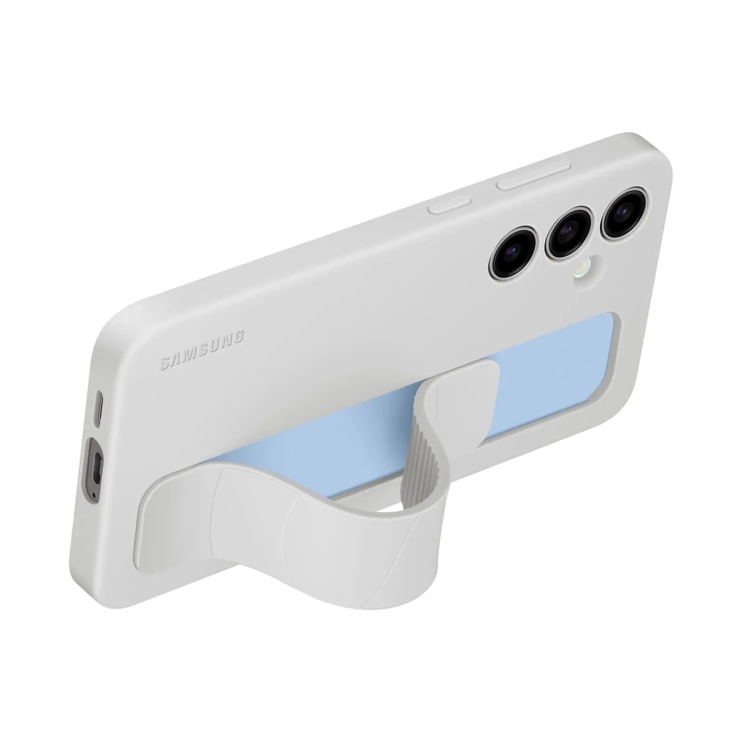 Samsung Standing Grip Cover - Samsung Galaxy S24 FE - Grey - Image 4