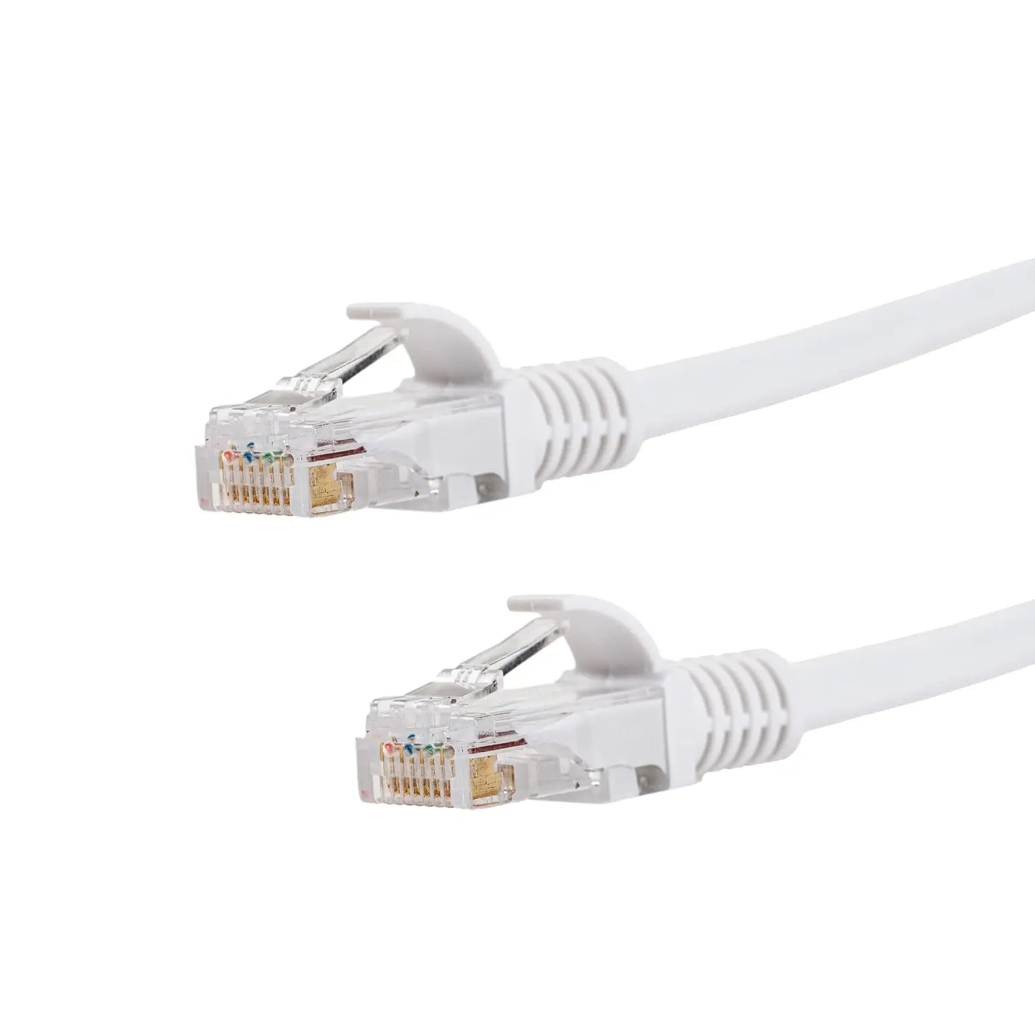 Gizzu Cat6 UTP Fly Lead Ethernet Network Cable 1m - White