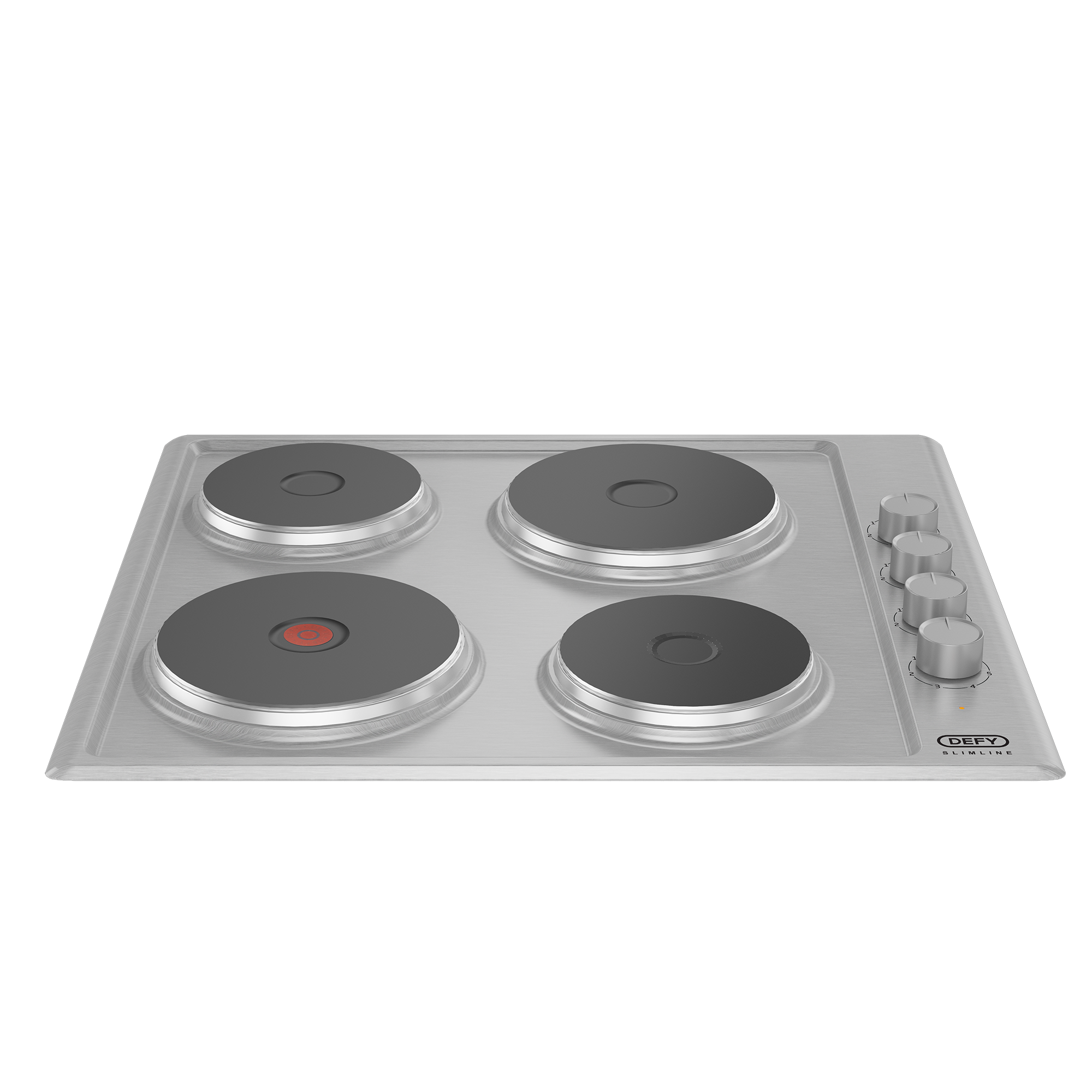 Defy Slimline Solid Plate Hob Stainless Steel - DHD399 - Image 2
