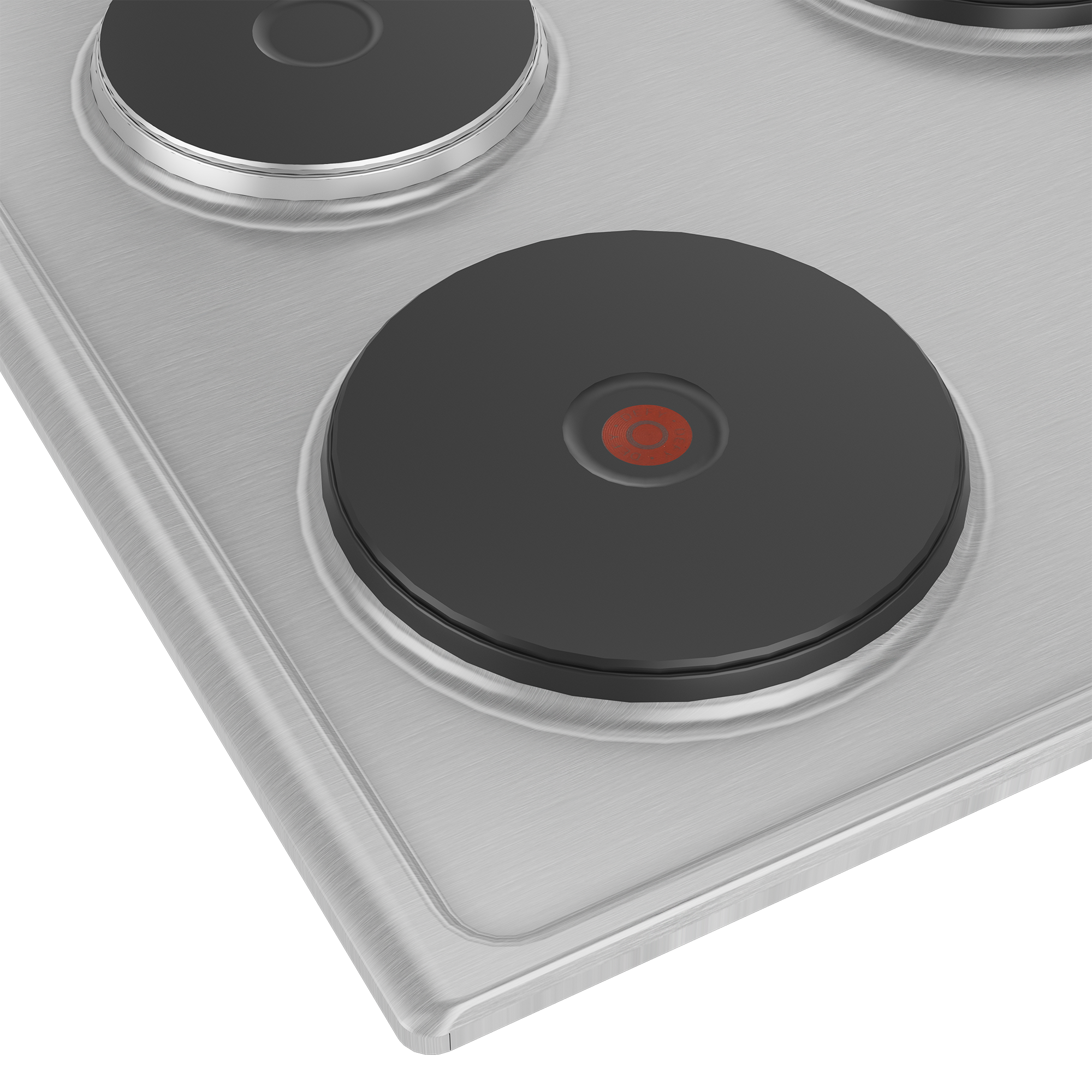 Defy Slimline Solid Plate Hob Stainless Steel - DHD399