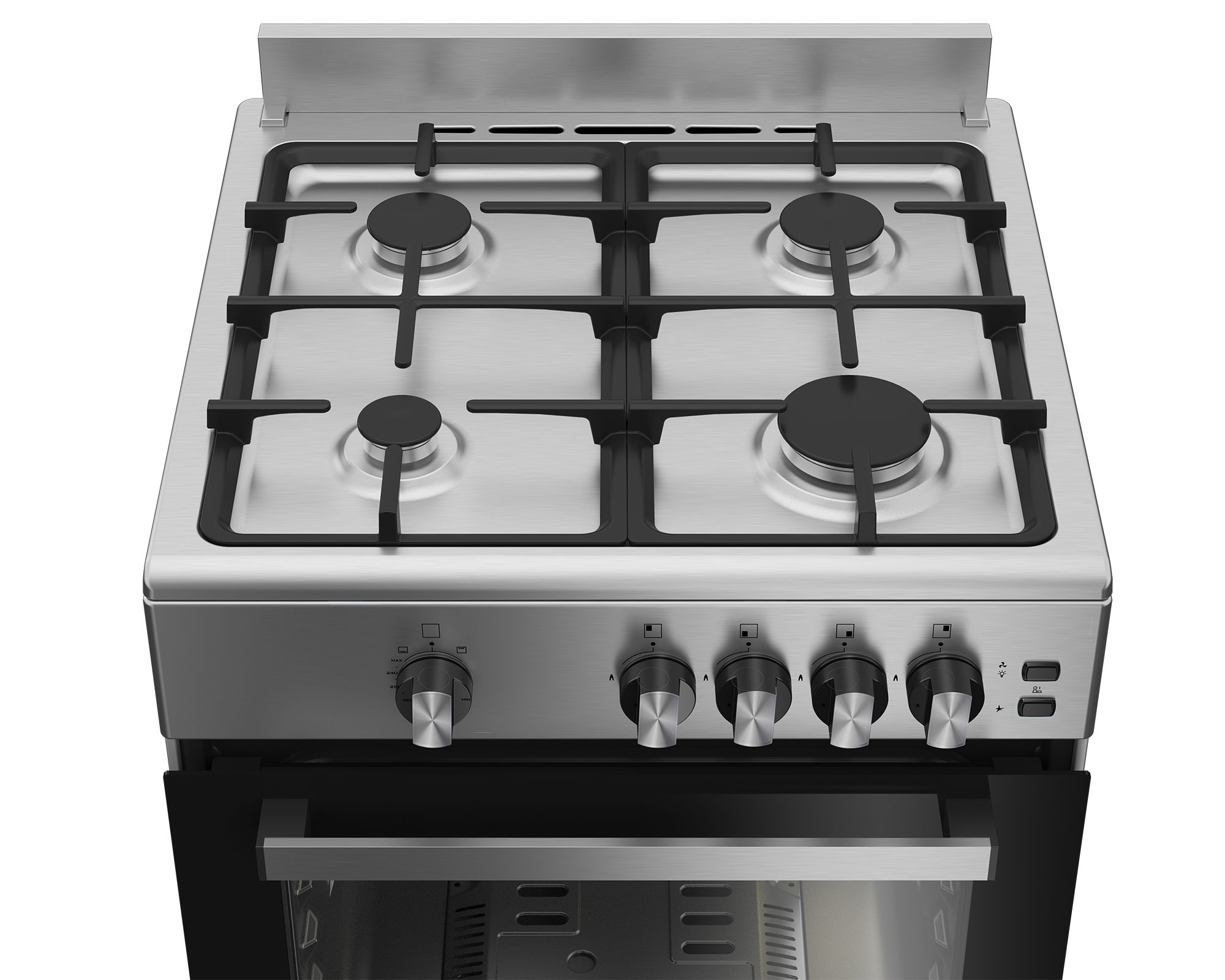 Defy 60cm Full Gas Stove (4 Burners, Black) - DGS601 - Image 5