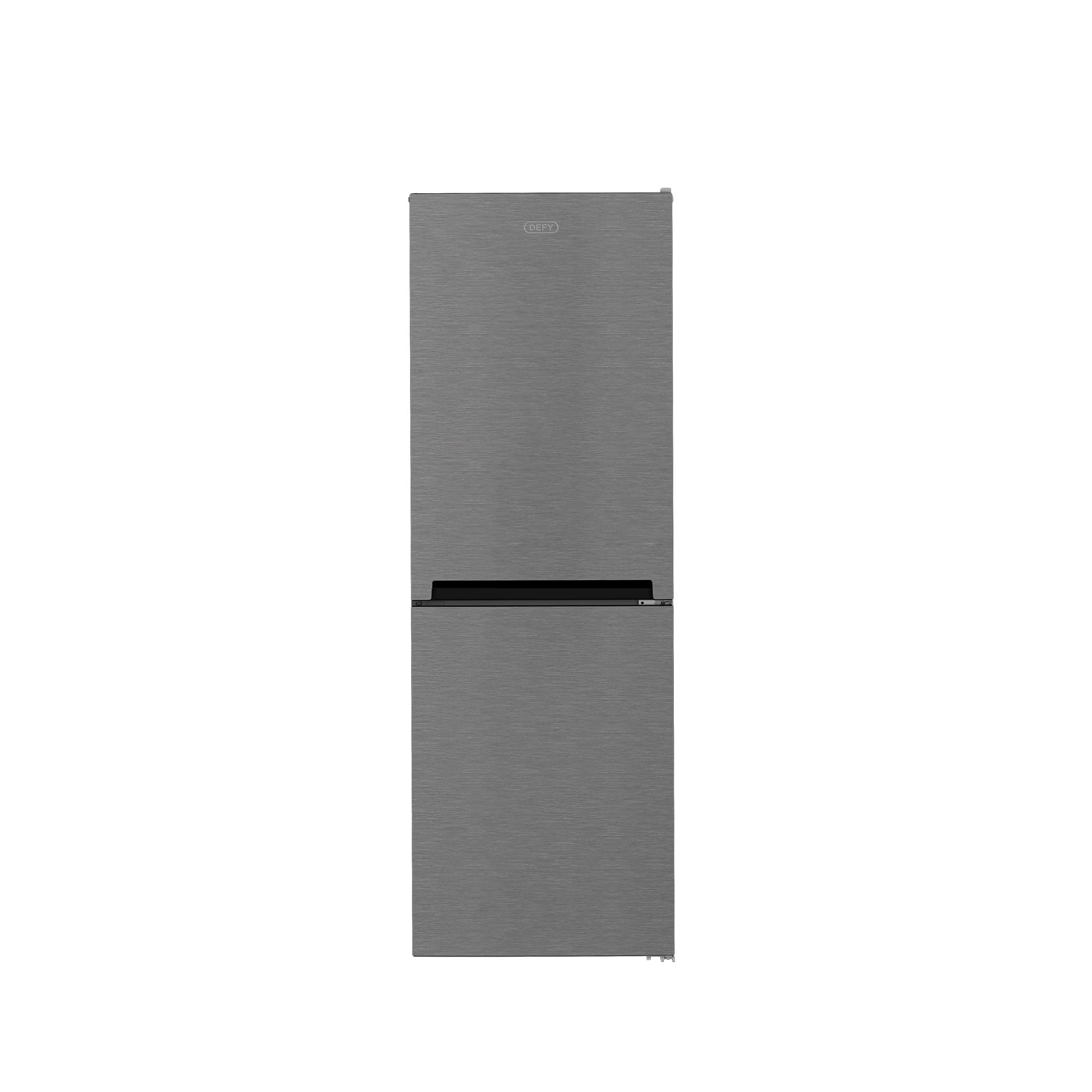 Defy DAC447 54cm Fridge / Freezer Satin Metallic