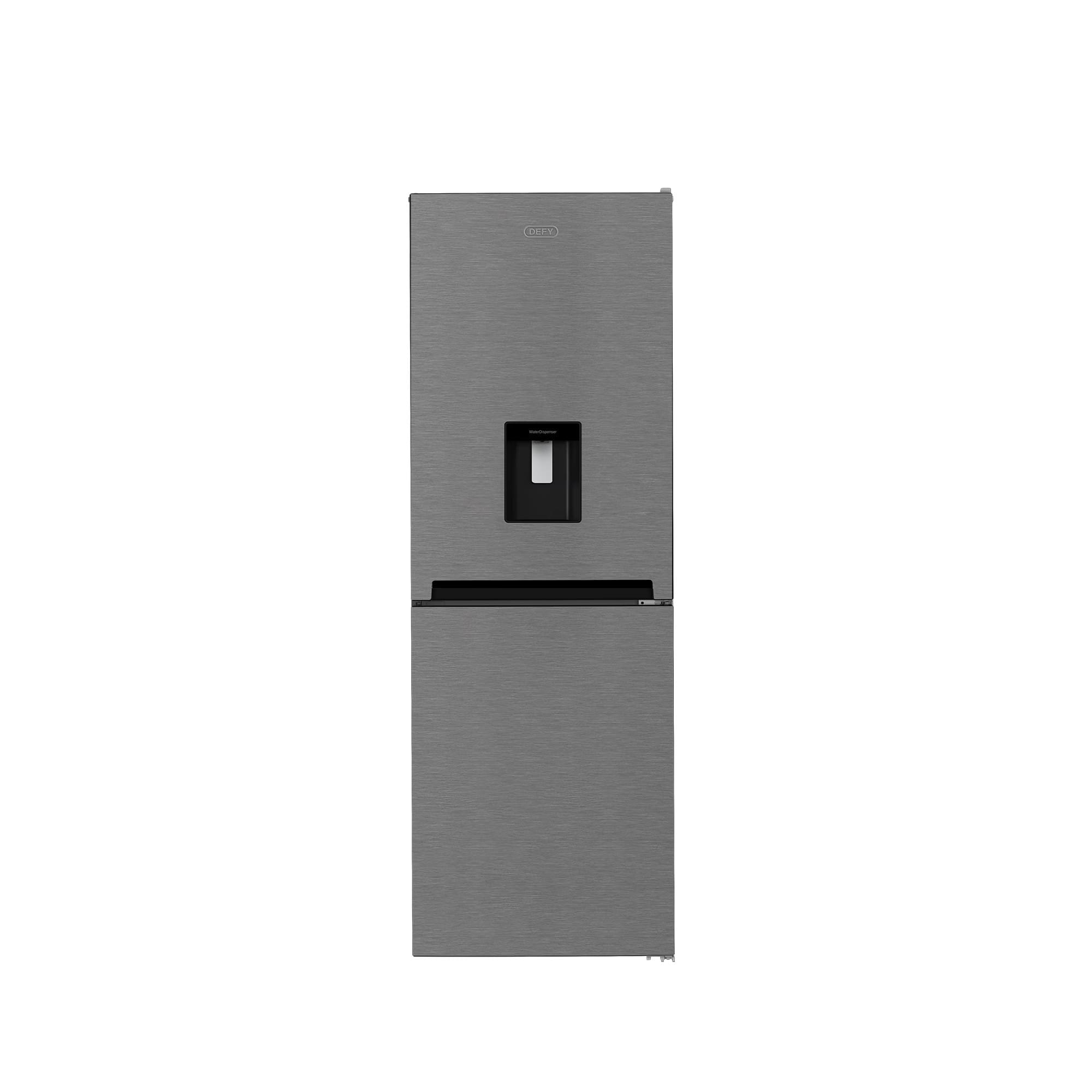 Defy DAC449 54cm Fridge / Freezer WD Satin Metallic