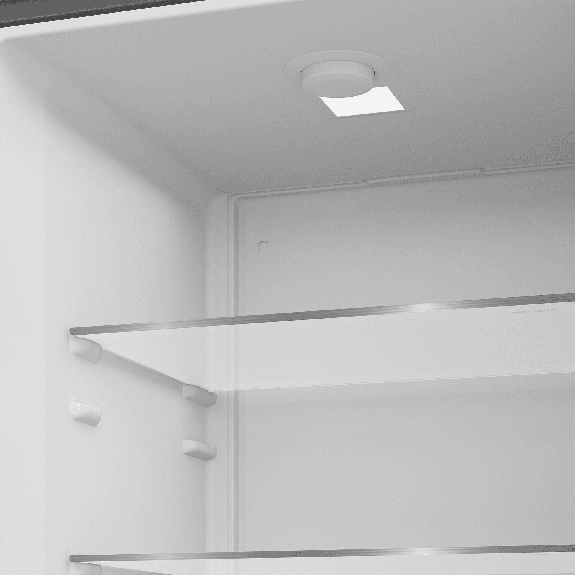 DEFY 60cm Fridge / Freezer Satin Metallic - Image 3