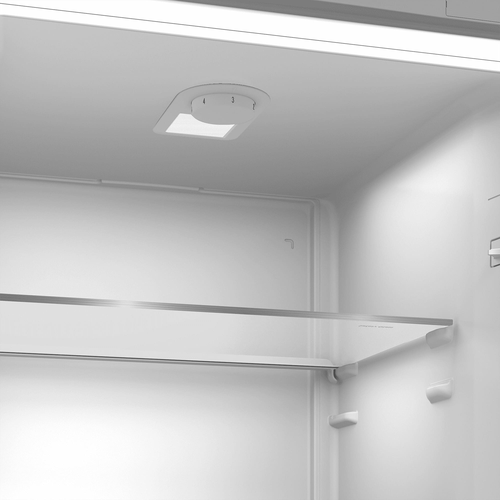 DEFY 60cm Fridge / Freezer WD Satin Metallic - Image 2
