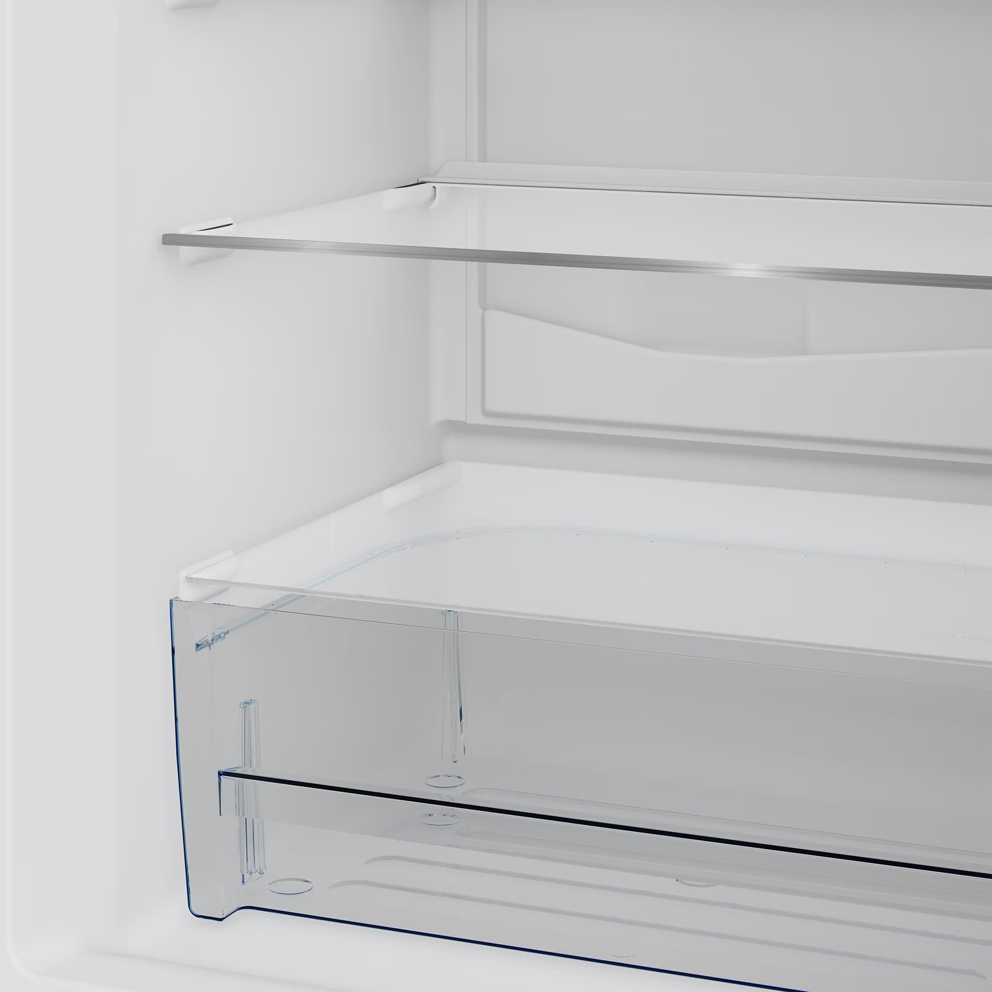 Defy DAC652 60cm Fridge / Freezer WD Mirror Black Glass