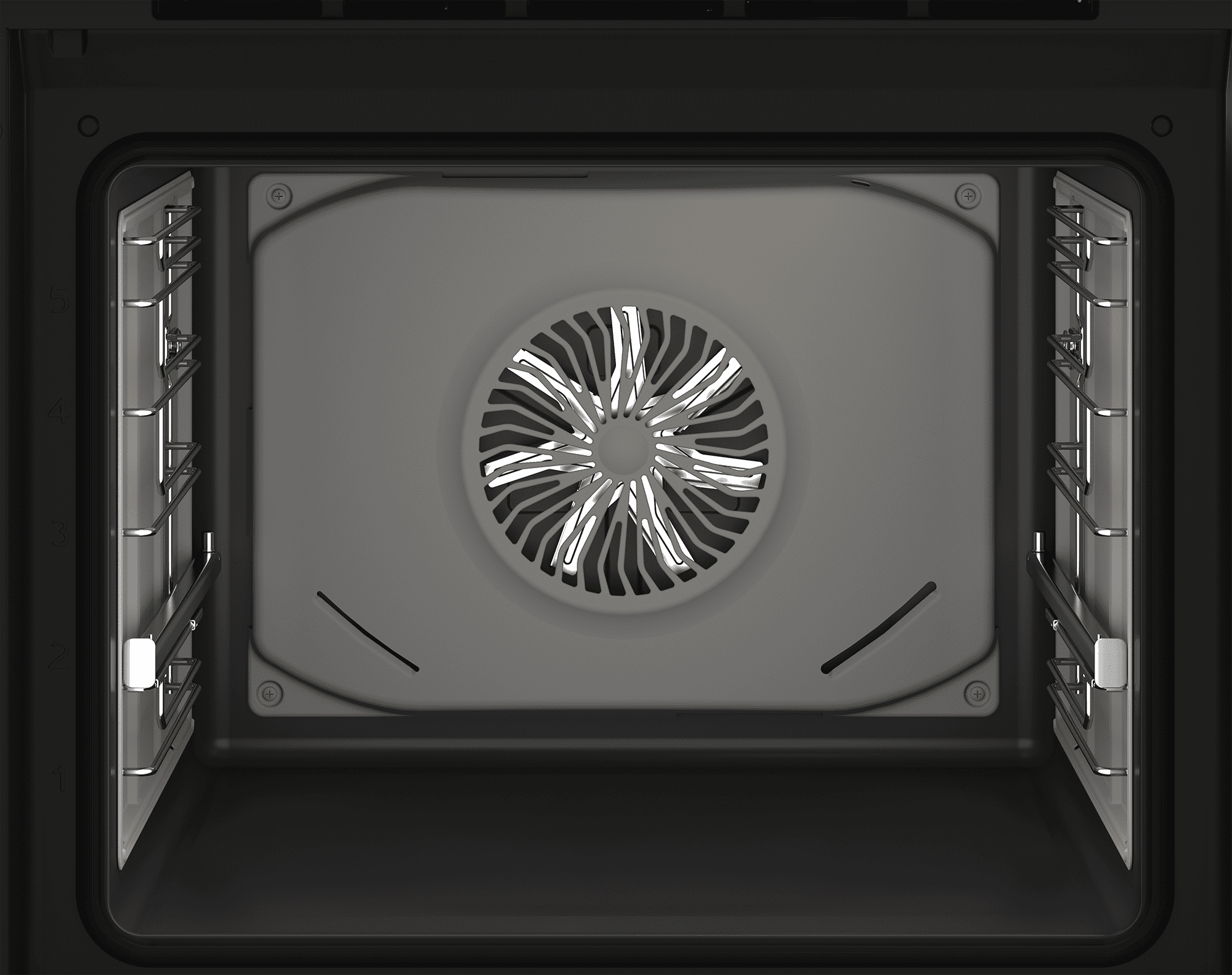DEFY 60cm Slimline Eye-Level Oven ThermoFan+ & AirFire Black - Image 5